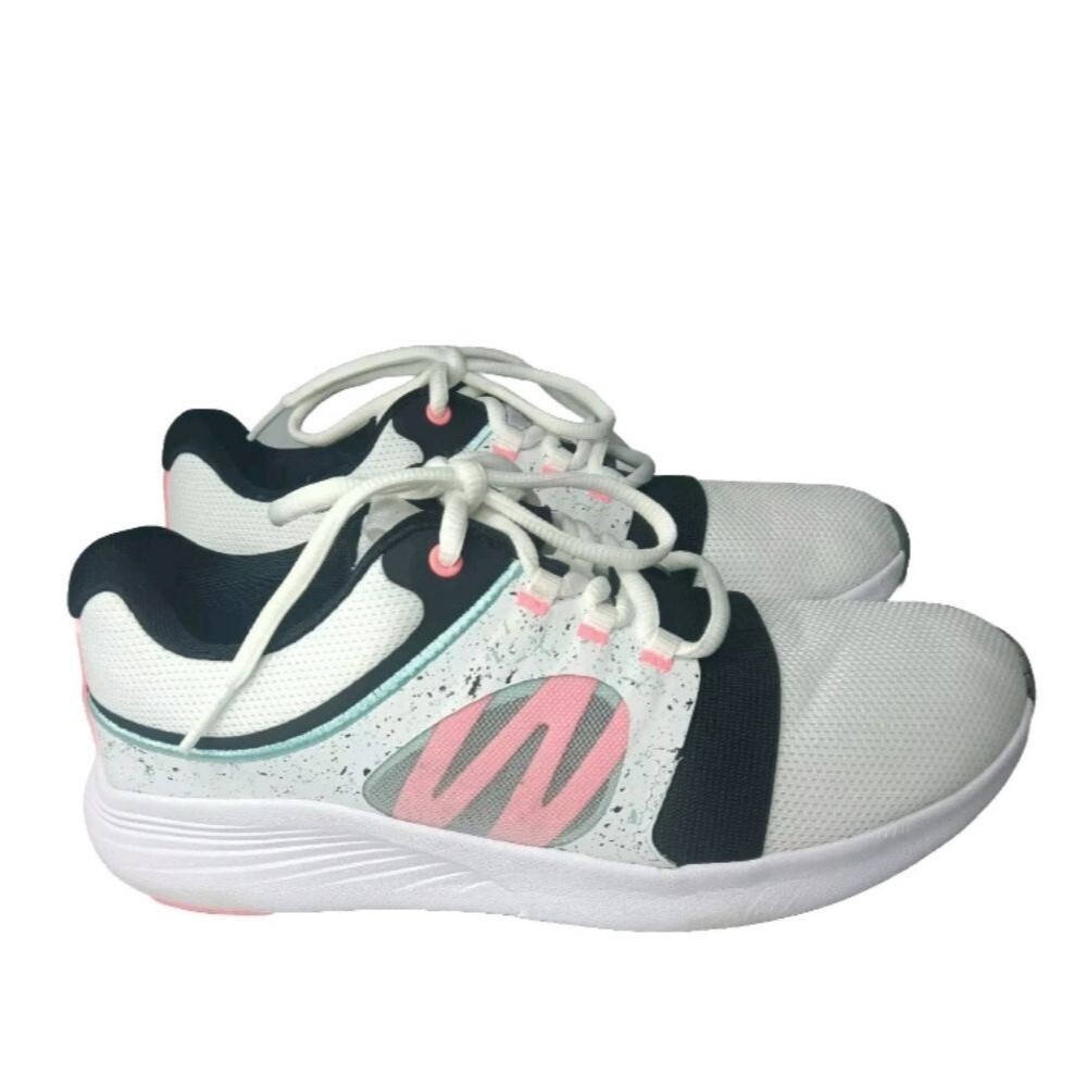 Under Armour Charged Breathe Bliss Shoes Womens Sz 8.5 Sneakers Paint Splatter 